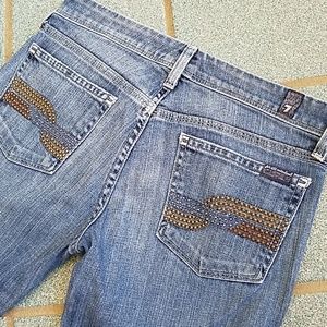 7 For All Mankind Flynt Low Rise Bootcut Jeans